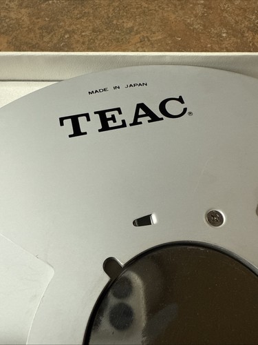 TEAC 10.5 INCH METAL 1/4" EMPTY TAKE UP REEL RE-1002 WITH BOX MADE IN JAPAN - Picture 8 of 16