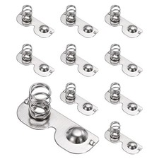 10Pcs Battery Spring Contact 21 x 7.8mm Positive Negative Bipolar inner Circle 