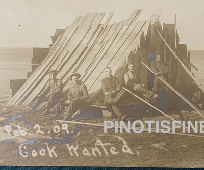 1909 COOK WANTED RPPC Foster Sawmill Elbert Colorado Signed McKinnie, Fred Evans