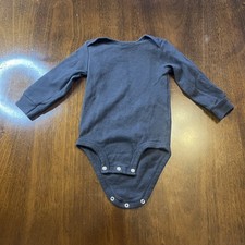 Simple Joys by Carter  s Long-Sleeve Waffle Knit Bodysuit Gray 18M