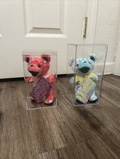 Liquid Blue Grateful Dead Bean Bear Plush Foolish Heart  Daisy NWT
