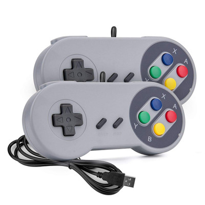 Game Controller, Retro USB Controller for PC Gaming, Super Classic Wired Game Em