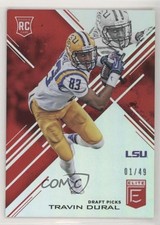 2017 Panini Elite Draft Picks Aspirations Red 1/49 Travin Dural #187 0q3
