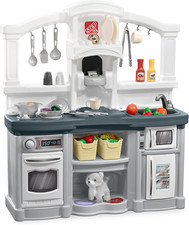 Fun with Friends Kids Kitchen Playset, Indoor/Outdoor Kitchenette with Lights