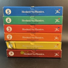 Hooked On Phonics Multicolor Learn To Read Set Levels 1- 5 Toolbox Incomplete 