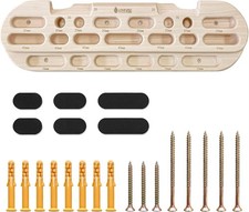 Hangboard Rock Climbing Fingerboard Training - Wooden Climbing Hang Board