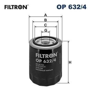 Filtron ÖLfilter OP 632/4 FüR Hyundai KIA-image