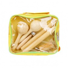6 Pieces Wooden Percussion Set Handmade-Style Wooden Xylophone-Style Instrument