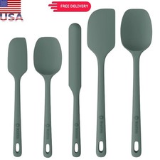 5-Piece Silicone Spatula Set Food Grade 600 F Heat Resistant Nonstick Safe