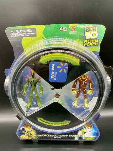 NEU Ben 10 Alien Force Evolution exklusives 4 Actionfiguren-Set Heatblast #1 & #2 - Bild 2 von 14