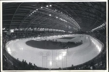 1993 Press Photo Olympic Hall in Hamar, Norway, winter Olympics - mjp20428
