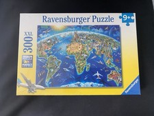 Sealed New Ravensburger World Landmarks Map Puzzle 300 XXL 2017