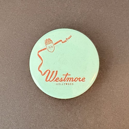 Vintage House of Westmore Hollywood Cream Rouge Compact - Rare MCM Makeup READ