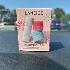 SEPHORA BIRTHDAY GIFT LANEIGE - CREAM SKIN TONER LIP SLEEPING MASK & WATER BANK