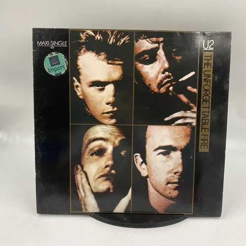 U2 THE UNFORGETTABLE FIRE E.P. 12'' VINYL ISLAND RECORDS EX/VG+