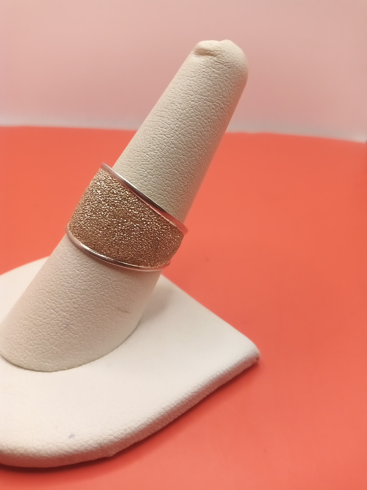 Sterling Silver 925 Ring, Signed NF, Granulated S… - image 2