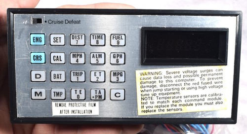 Vintage Cal Custom Hawk Command Module Z1151 TDS33 Car Computer, NOS New in Box - Picture 3 of 6