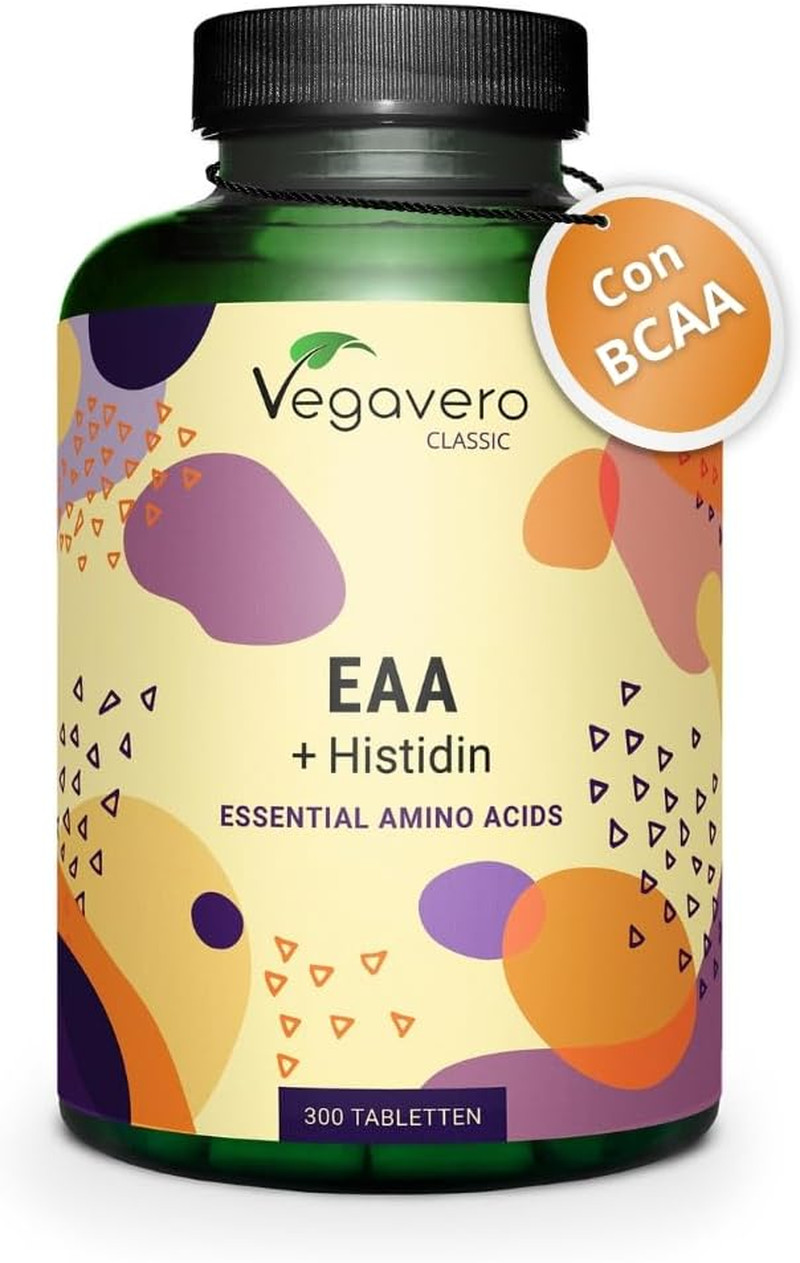 EAA Aminoacidi Essenziali Naturali da Fermentazione | 300 Compresse Vegan