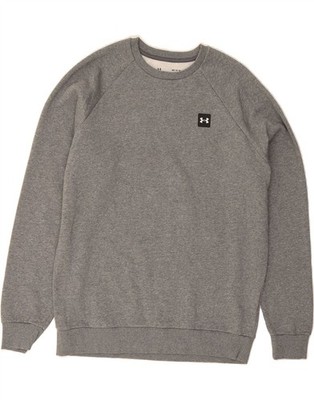 UNDER ARMOUR Herren Sweatshirt Pullover mittelgrau Baumwolle DU81