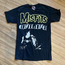 Vtg 2006 Misfits Evilive Chaser Shirt Adult S Black Glenn Danzig Punk Rock Band