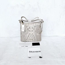 NEW BRAHMIN  FAIREST GREY KATIE CROSSBODY