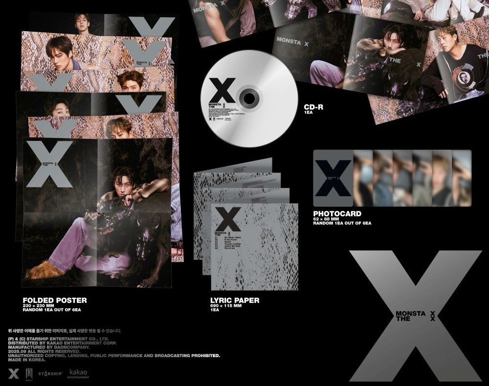 MONSTA X – The X (DIGIPACK / KIHYUN Ver.) CD + Photobook +