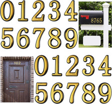 Mailbox Numbers for Outside, House Numbers for Mailbox 3D Self Adhesive Mailbox