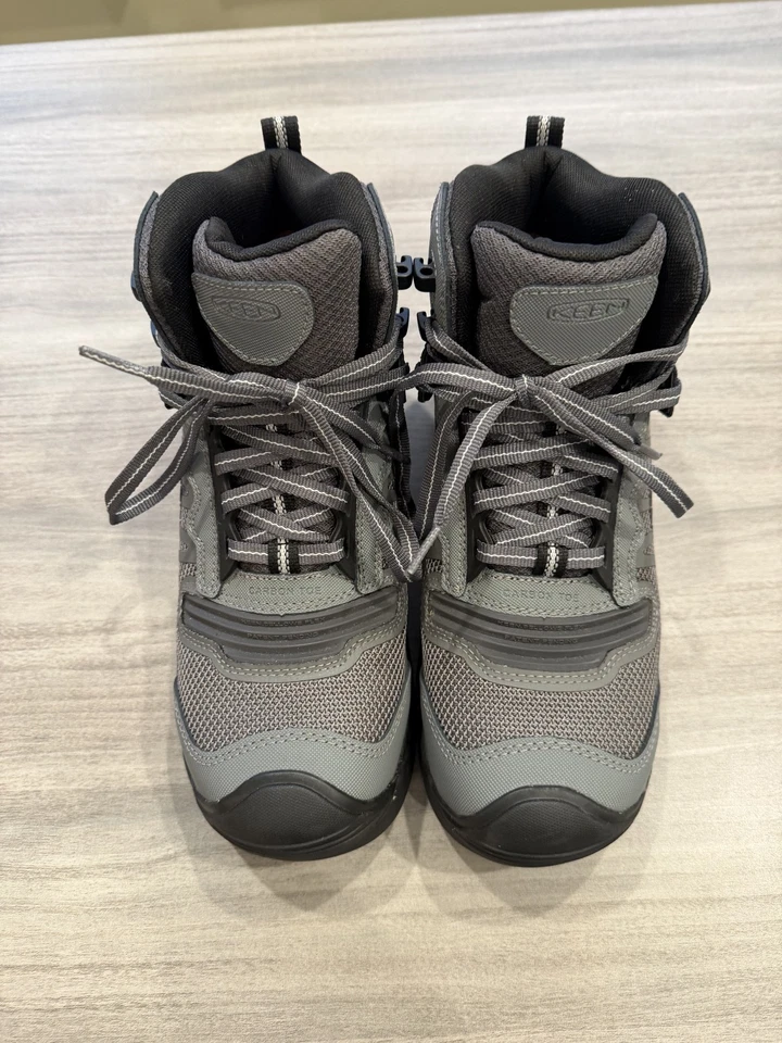 KEEN Utility Reno Mid Height Composite Toe Athletic Work Boot, 7.5 D, Magnet/Blk - Image 2 of 4