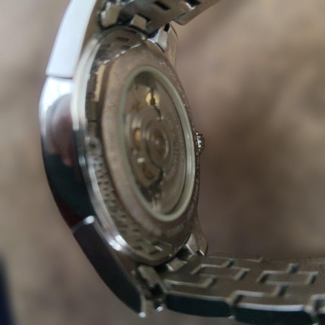 Hamilton Automatic Watch Black Skeleton Back Unis… - image 4