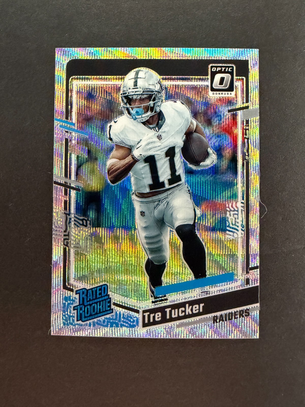 Tre Tucker 2023 Panini Donruss Optic Wave /300 #261 Rated Rookie