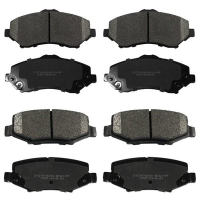 SIPAUTEC-Front & Rear Ceramic Brake Pads Replacement For JEEP WRANGLER 2007-2...