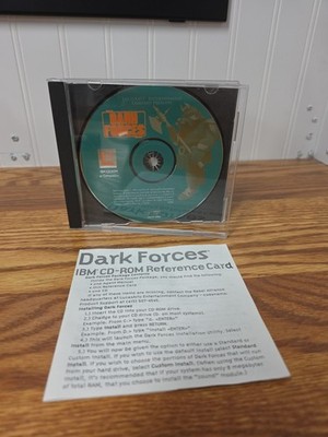 Star Wars: Dark Forces (PC, 1994) IBM Lucasarts Jewel Case Version TESTED WORKS