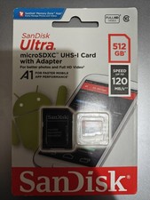 SanDisk Ultra 512GB Class 10 - SDXC Memory Card - SDSQUA4-512G-GN6MA