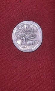 2018-D America the Beautiful Voyageurs 25C 0.999 Silver Business Strike