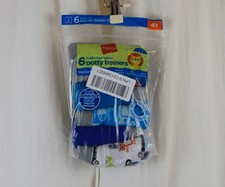 Hanes 6 PACK Boys Potty Training Underwear Boxer Briefs Multicolor Size 4T
