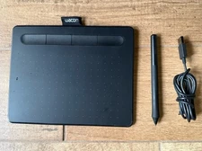 Wacom Intuos Wired Graphics Drawing Tablet - 4 Customizable Keys