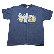 Vintage Warner Bros Studio Store Looney Tunes Bugs Bunny Navy Blue T-Shirt XL