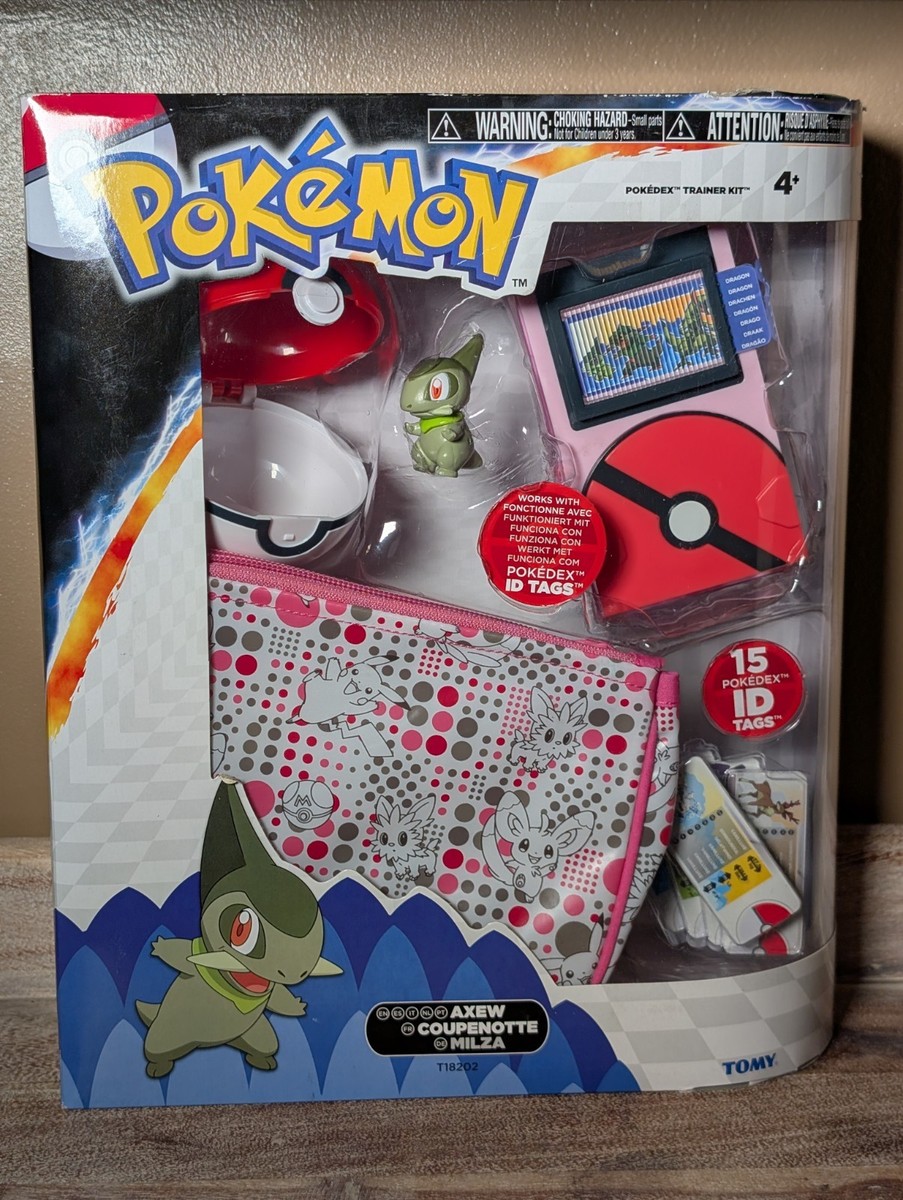 TOMY POKEMON Pokedex trainer kit Axew Figure Pokeball Set | eBay
