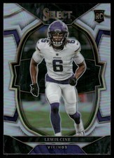2022 Panini Select #52 Lewis Cine Silver Prizm Die Cut