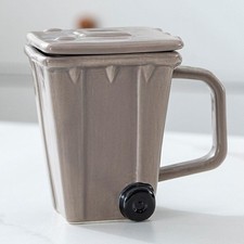 Coffee Cup Recycling Bin Cup Reusable Drinkware Tricky Gifts Daily Use Cup