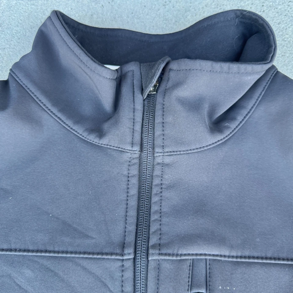 Red Kap Men's Deluxe Soft Shell Jacket Black Medium Regular - Image 4 of 4