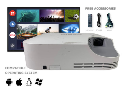 Laser/LED Hybrid DLP Projector for Libraries & Exhibitions 2700 Lumens Full HD 