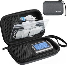 Durable EVA TENS Unit Case with Easy Carry Hand Strap - Waterproof Shockproof