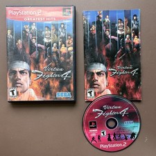 Virtua Fighter 4 (PlayStation 2, 2002) [GH] Cib Complete w/ Manual TESTED Works
