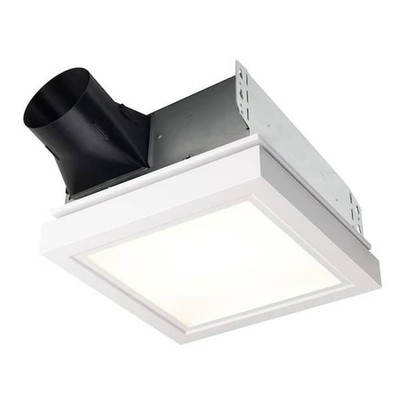 110 CFM Exhaust Fan LED Light Broan NuTone Bathroom Ceiling AERN110LTW