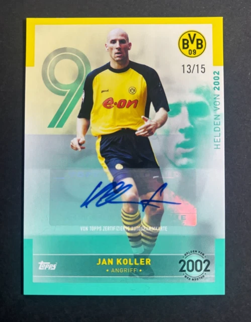 Jan Koller /15 Auto Borussia Dortmund BVB Legend Topps
