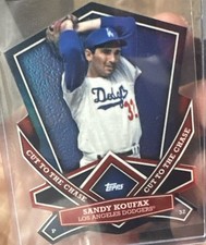 2013 Topps #CTC-48 Sandy Koufax Cut to the Chase Los Angeles Dodgers