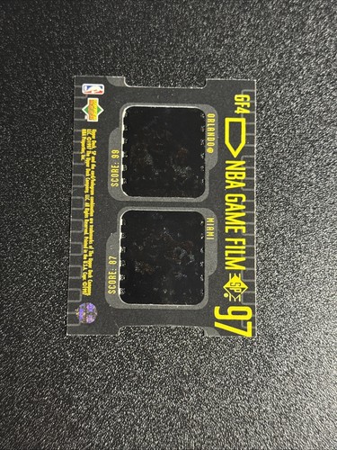 1996-97 Upper Deck Anfernee Hardaway NBA Game Film #GF4 Rare - Picture 3 of 3