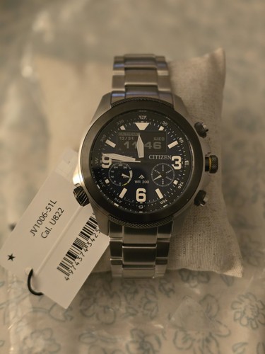 Citizen Promaster Land JV1006-51L Eco-Drive Analog Digital World Time Watch