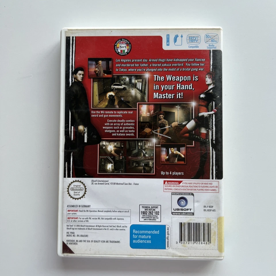 Red Steel (Nintendo Wii/Wii U) First Person Shooter Game – Very Good - Image 3 of 4